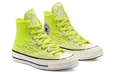 Converse (wmns)  Chuck 70 High 'archival Glitter Flame - Lemon Venom' In Green
