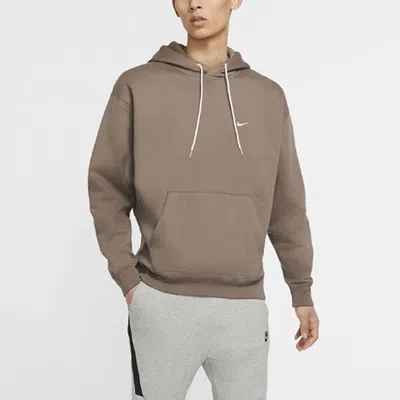 Nike Hooded Sweatshirt In Brown