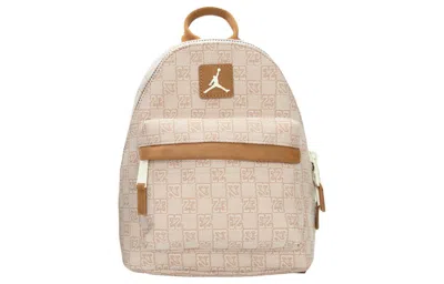 Air Jordan Monogram Backpack 'beige' In Neutral