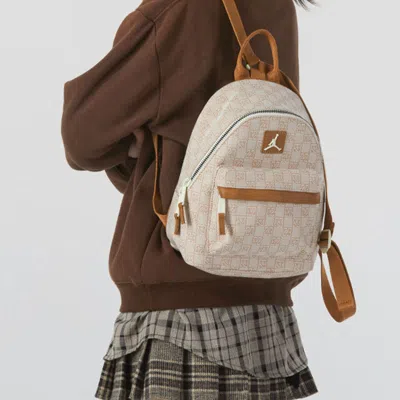 Air Jordan Monogram Backpack 'beige' In Neutral