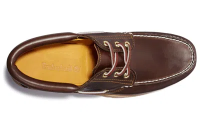 Timberland Mens  Authentics 3-eye Boat Shoe In Brown