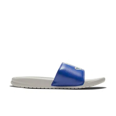 Nike Benassi Jdi Print Slide 'hiker Cartoon - Light Bone' In Multi