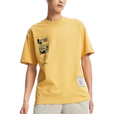 Li-ning X Disney Mickey X Keith Haring Tee 'yellow Black'
