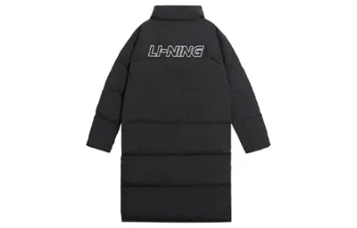 Li-ning Graphic Long Down Jacket 'black'