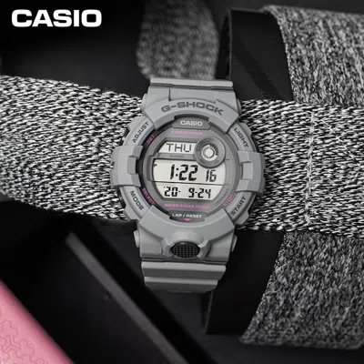 Casio G-shock Digital 'grey' In Blue