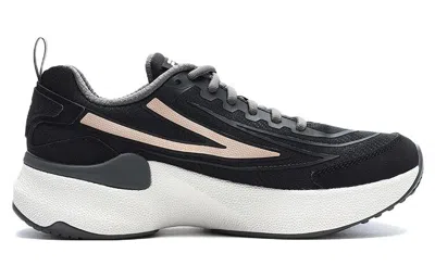 Fila (wmns)  Flow Running Shoes 'core Black Pink' In Multi