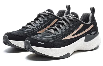 Fila (wmns)  Flow Running Shoes 'core Black Pink' In Multi