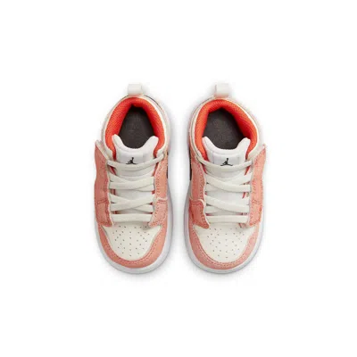 Air Jordan (td)  1 Mid Alt Se 'team Orange Sail White' In Pink