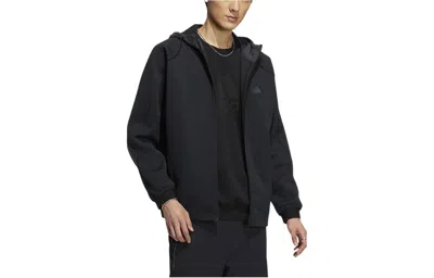 Adidas Originals Adidas Th Premium Knit Jacket In Black