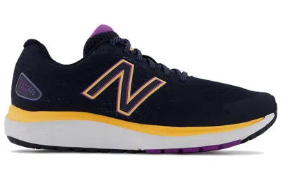 New Balance (wmns)  Fresh Foam 680 V7 'black Orange Purple' In Blue