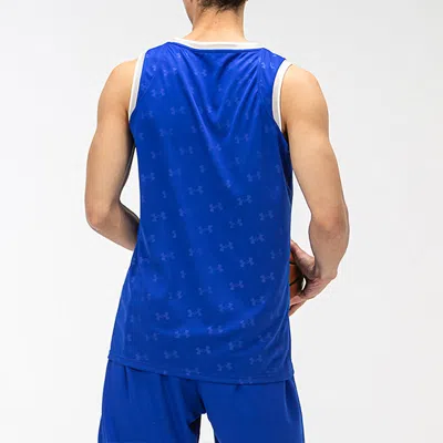Under Armour Logo Basketball Jersey 'blue White'