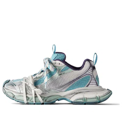 Balenciaga Women's 3xl Sneaker  In Light Blue/white/purple In Light Blue Yellow