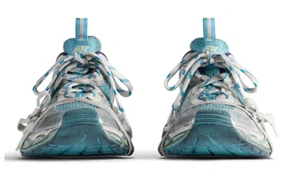 Balenciaga Women's 3xl Sneaker  In Light Blue/white/purple In Light Blue Yellow