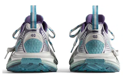 Balenciaga Women's 3xl Sneaker  In Light Blue/white/purple In Light Blue Yellow
