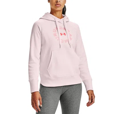 Under Armour (wmns)  Rival Metallic Fleece Hoodie Pink