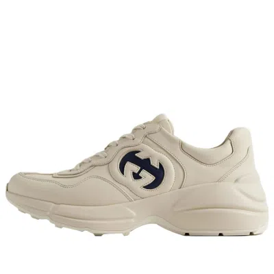 Gucci Rhyton 'interlocking G - Ivory Blue' In Neutral