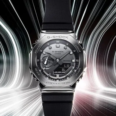 Casio G-shock Analog-digital 'grey' In Gray