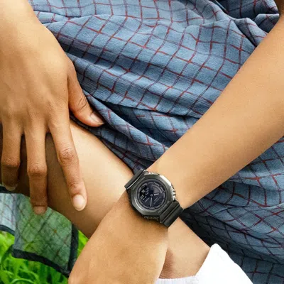 Casio G-shock Analog-digital 'grey' In Gray