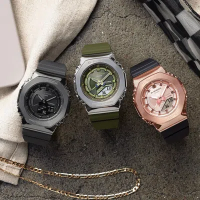 Casio G-shock Analog-digital 'grey' In Gray