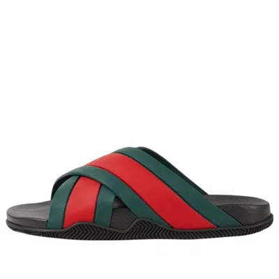 Gucci (wmns)  Slide Web Stripe 'black'