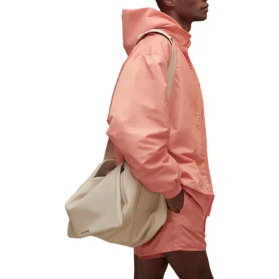 Essentials Fear Of God  Fw22 Nylon Running Shorts Coral In Pink