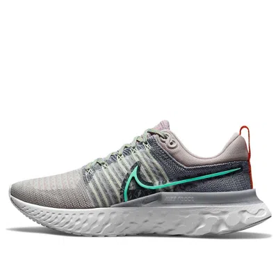 Nike (wmns)  React Infinity Run Flyknit 2 'violet Ash Light Menta' In Gray