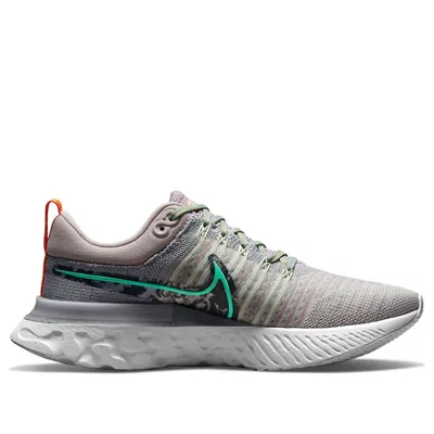 Nike (wmns)  React Infinity Run Flyknit 2 'violet Ash Light Menta' In Gray