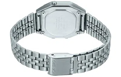 Casio Waterproof Unisex Silver Digital