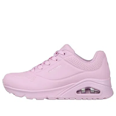Skechers Uno-frosty Kicks Womens Faux Leather Comfort Sneakers In Pink
