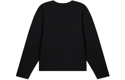 Balenciaga Languages Crew Neck Knit Sweater 'black Multicolor'
