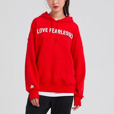 Converse (wmns)  Love The Progress 2.0 Oversized Pullover Hoodie 'red'