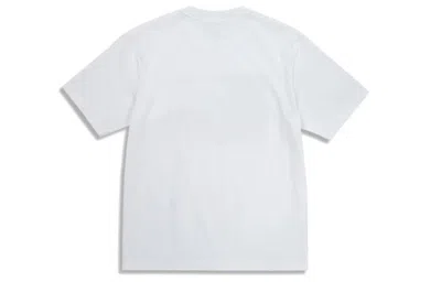 Li-ning Badfive Printing Sports Round Neck Short Sleeve 'white'
