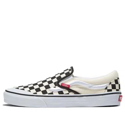 Vans Classic Slip-on 138 Sidestripe 'black Checkerboard' In Multi