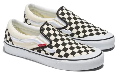 Vans Classic Slip-on 138 Sidestripe 'black Checkerboard' In Multi