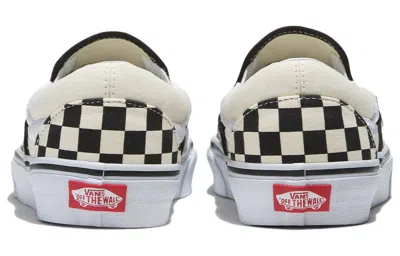 Vans Classic Slip-on 138 Sidestripe 'black Checkerboard' In Multi