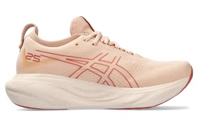 Asics (wmns)  Gel-nimbus 25 'pale Apricot Light Garnet' In Pink