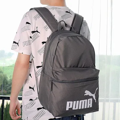 Puma Phase Backpack 'grey' In Gray