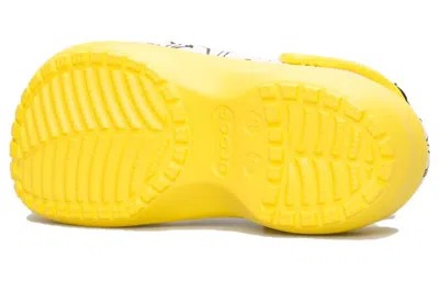 Crocs (wmns)  X Smiley World Charm Classic Platform Clogs 'yellow White'