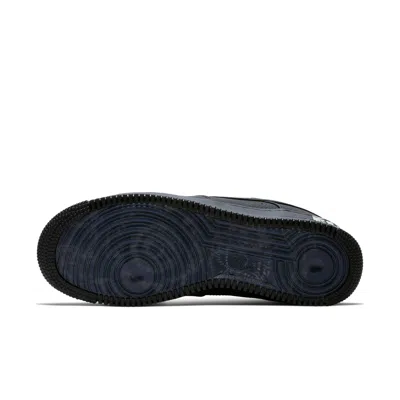 Nike Air Force 1 Leather Sneakers In Black