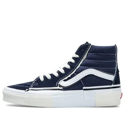 Vans Sk8-hi Reconstruct High-top Sneakers In Navy