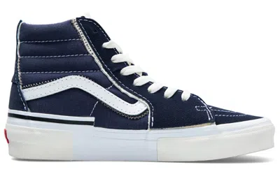 Vans Sk8-hi Reconstruct High-top Sneakers In Navy