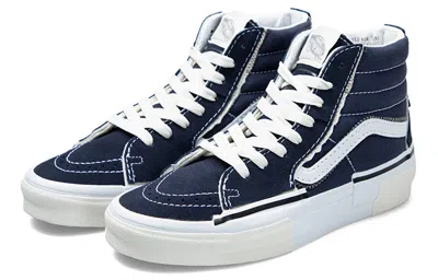 Vans Sk8-hi Reconstruct High-top Sneakers In Navy