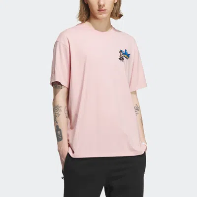 Adidas Originals X Monkey Kingdom Gfx T-shirt 'pink'