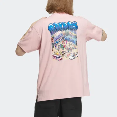 Adidas Originals X Monkey Kingdom Gfx T-shirt 'pink'