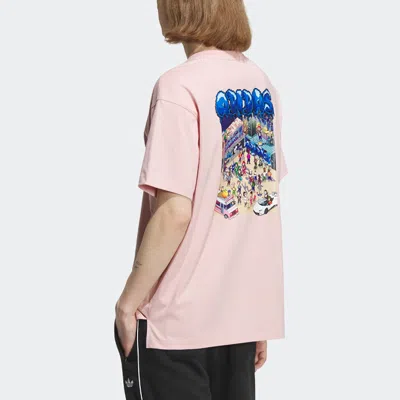 Adidas Originals X Monkey Kingdom Gfx T-shirt 'pink'