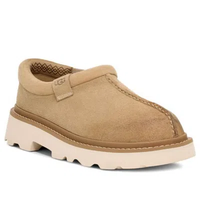 Ugg Suede Lace-up Chunky Sole Shoes In Brown