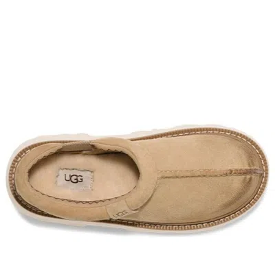 Ugg Suede Lace-up Chunky Sole Shoes In Brown