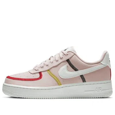 Nike (wmns)  Air Force 1 '07 Low Lx 'stitched Canvas - Siltstone Red' In Gray