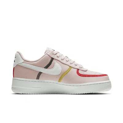 Nike (wmns)  Air Force 1 '07 Low Lx 'stitched Canvas - Siltstone Red' In Gray
