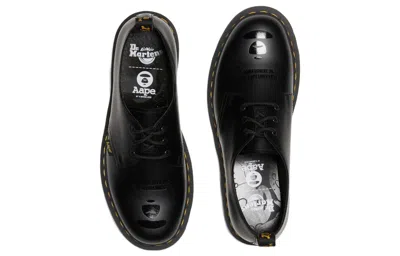 Dr. Martens Black Leather Lace-up Shoes Dr Martens In Black